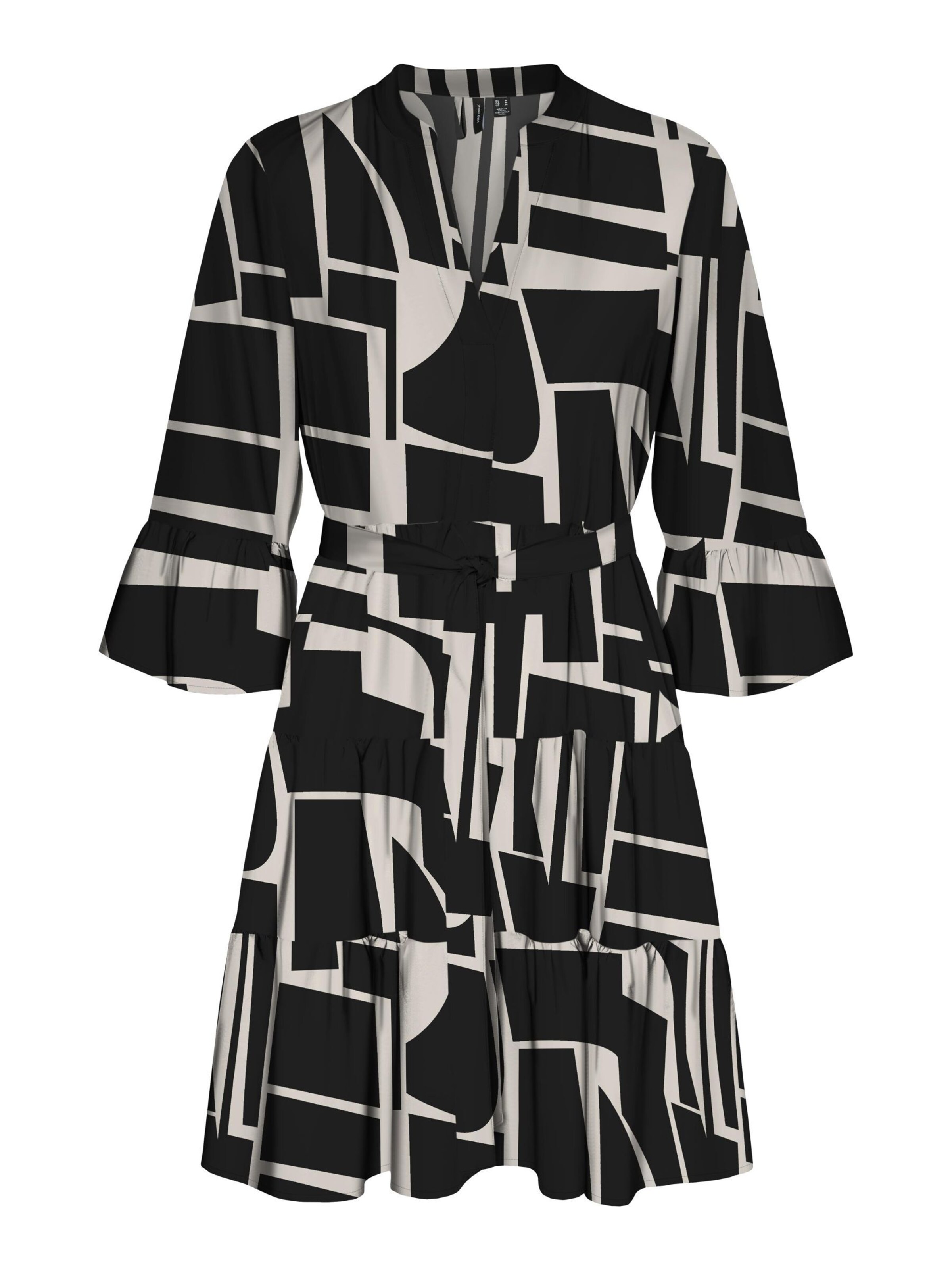 Vero Moda Curve Kjole 'ZERA' i sort: forside