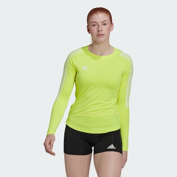 T-shirt fonctionnel 'HILO' ADIDAS SPORTSWEAR en jaune : devant