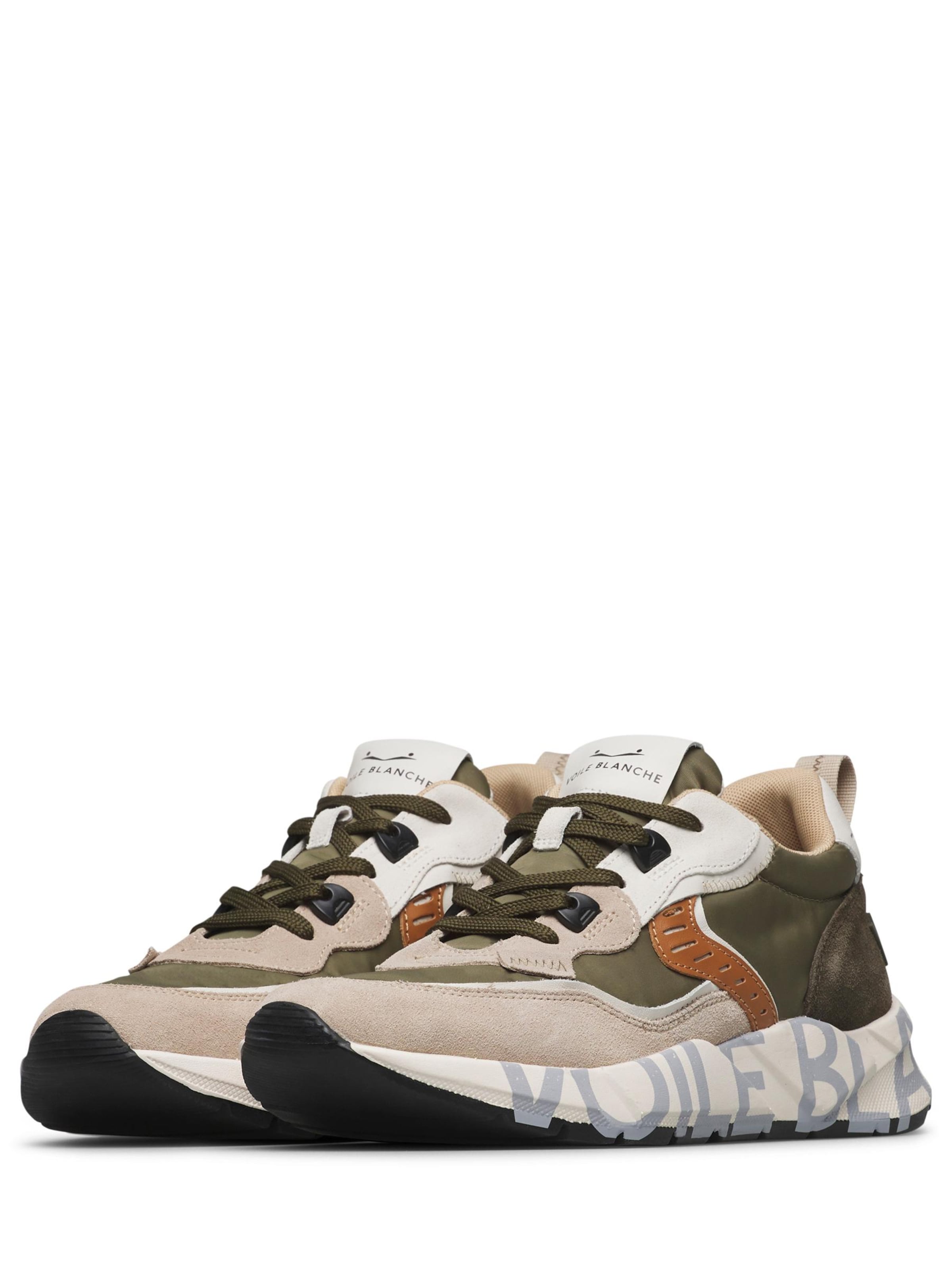 Voile blanche Platform trainers 'CLUB01.' in Green