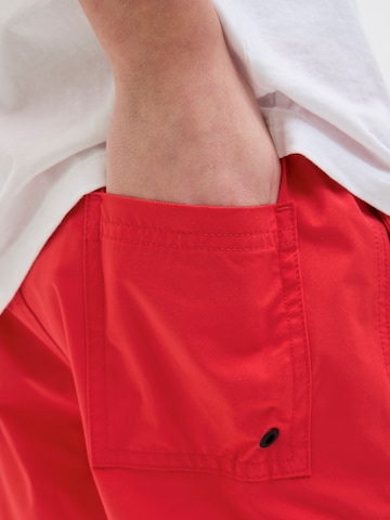 Pantaloncini da bagno 'JPSTMAUI' di Jack & Jones Junior in rosso