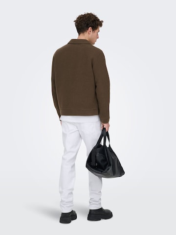 Only & Sons - regular Vaquero 'ONSWEFT' en blanco