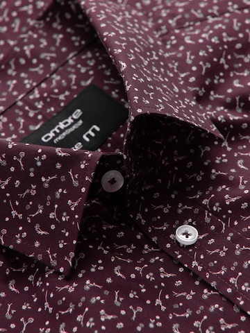 Ombre Regular fit Button Up Shirt 'OM-SHCS-0151' in Red