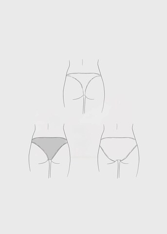 MANGO TEEN Bandeau Bikini 'Julieta' in Blue