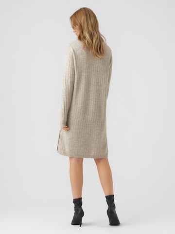 VERO MODA Knitted dress 'Lulu Lefile' in Beige