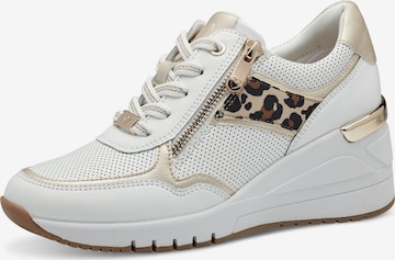 Baskets basses MARCO TOZZI en blanc : devant