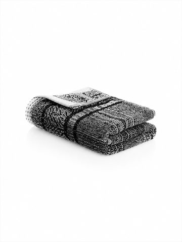 Sorema Towel 'MAZE' in Black: front