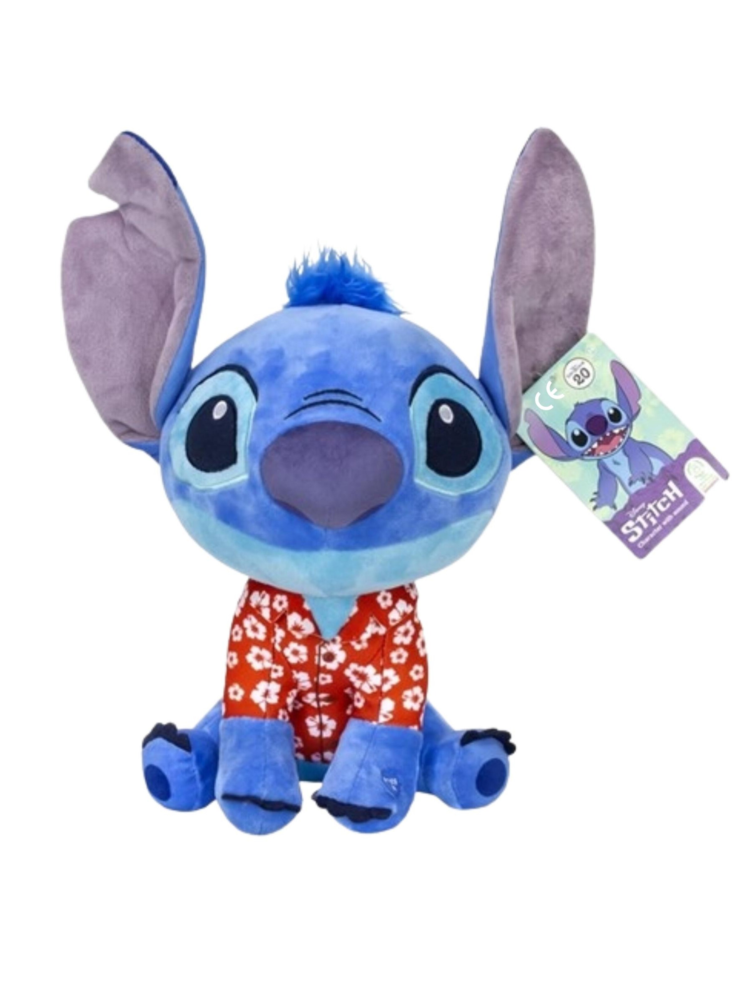 Animaux en peluche 'Stitch Hawaii Lil Bodz Plüsch – Weich & Knuddelig mit Sound (30cm)' DISNEY en bleu : devant