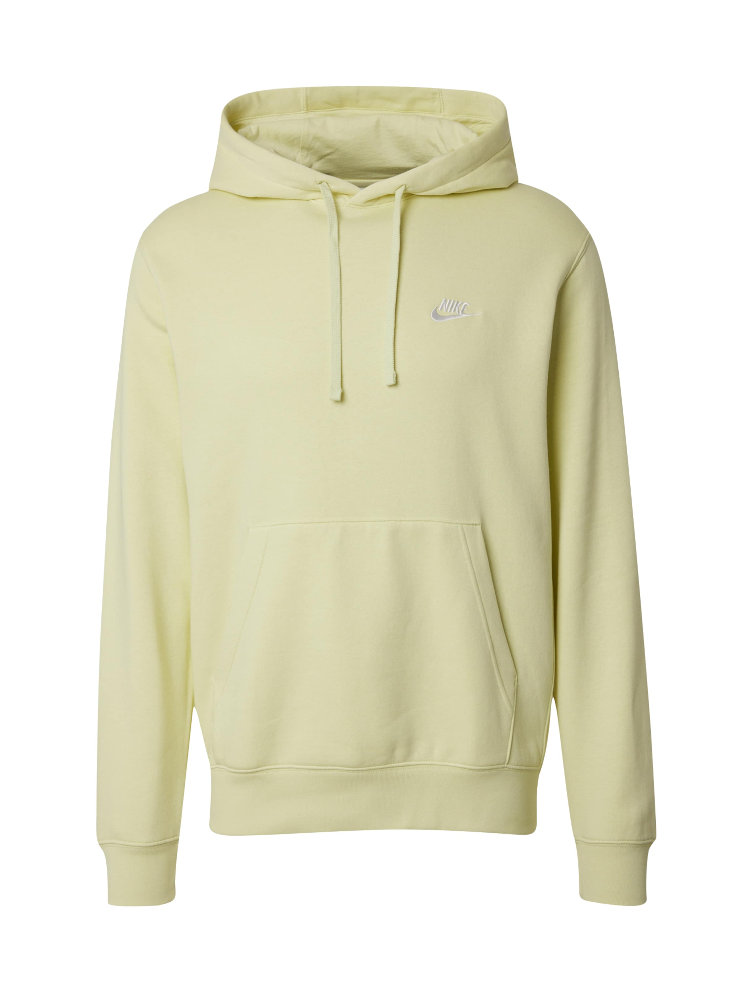 Nike Sportswear Sweatshirt 'Club Fleece' i gul: forside