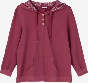 sheego by Joe Browns Sweatshirt in Rot: predná strana