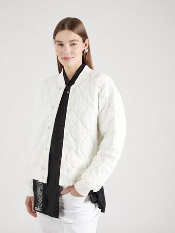 10Days Between-Season Jacket in White: front