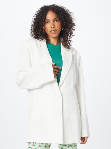 Misspap Blazer in White: front