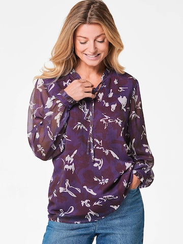 Goldner Blouse in Purple: front