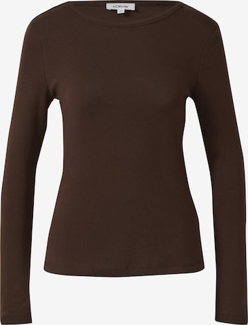 T-shirt s.Oliver en marron : devant