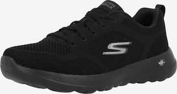 SKECHERS Низкие кроссовки 'GO WALK JOY - VIOLET' в Черный: спереди