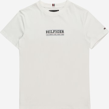 Tricou de la TOMMY HILFIGER pe alb: față