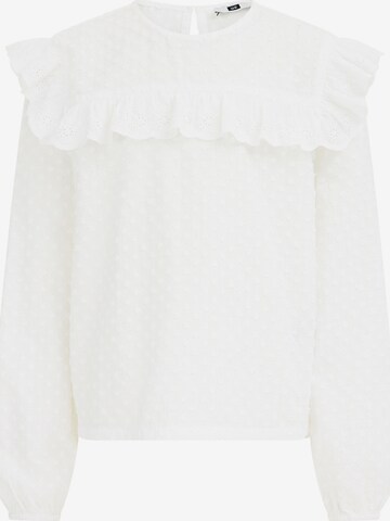 WE Fashion Blouse in White: front