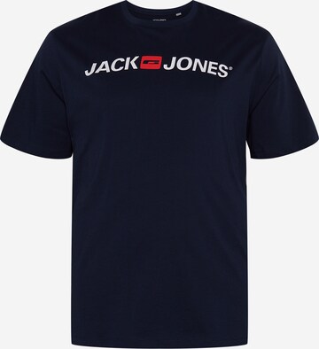 Jack & Jones PlusMajica - plava boja: prednji dio