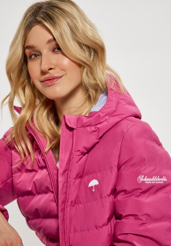 Schmuddelwedda Übergangsjacke in Pink