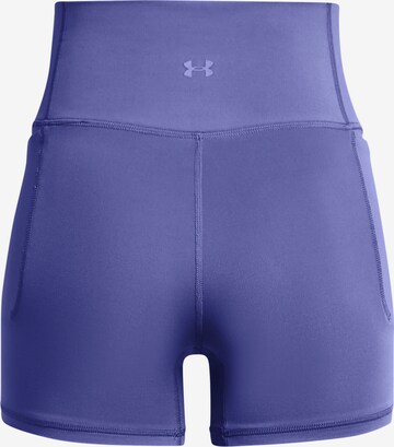 UNDER ARMOUR Skinny Workout Pants 'Meridian' in Purple