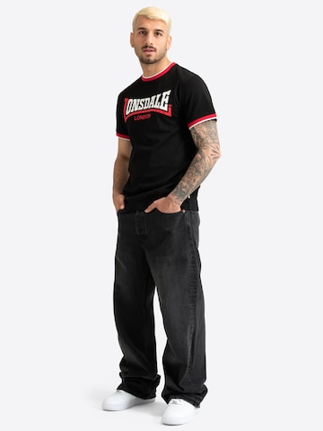 LONSDALE - Camisa 'Gaydon' em preto