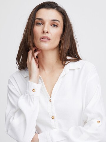 PULZ Jeans Blouse in White