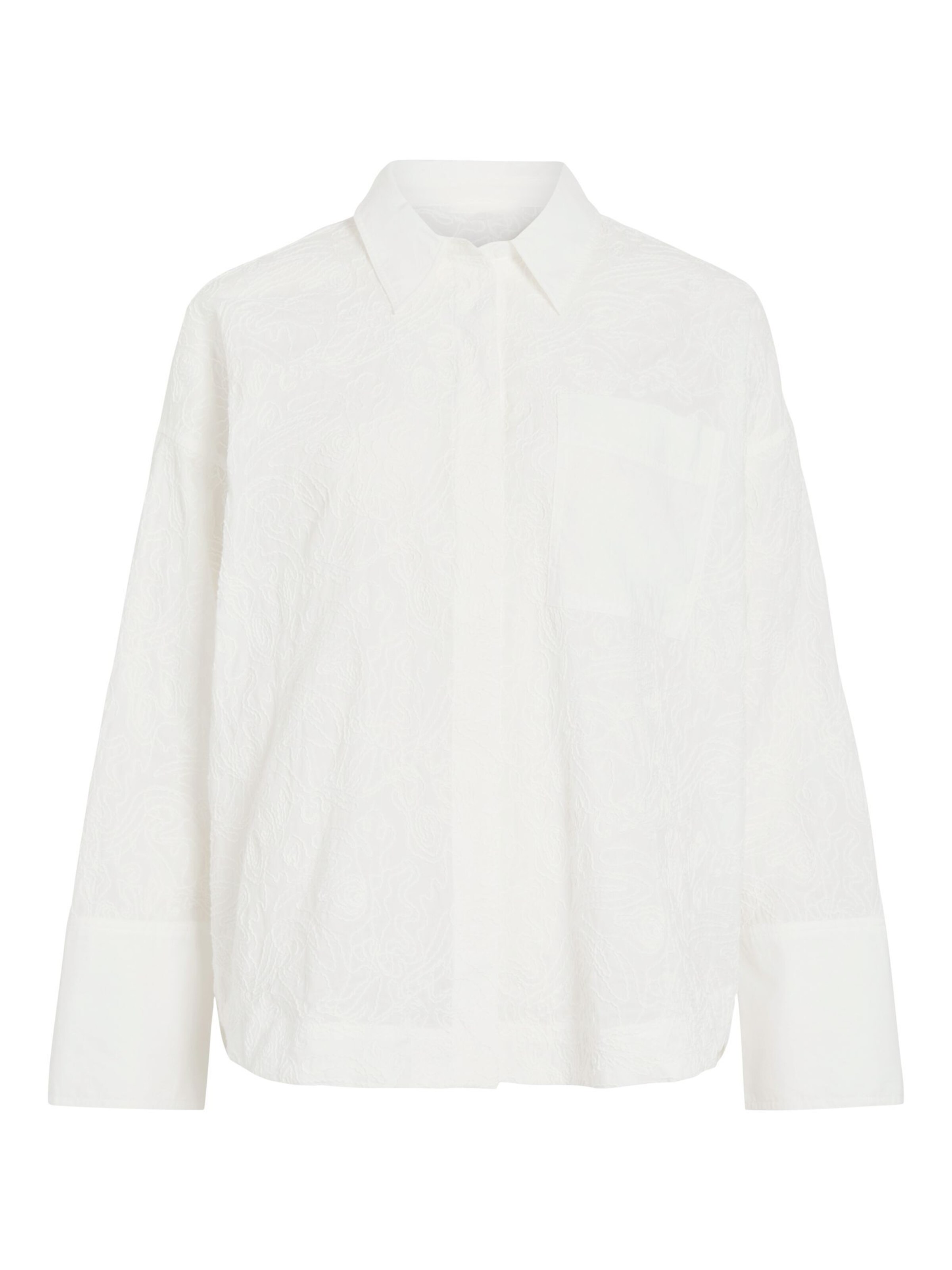 ROUGE EDIT Bluse i hvid: forside