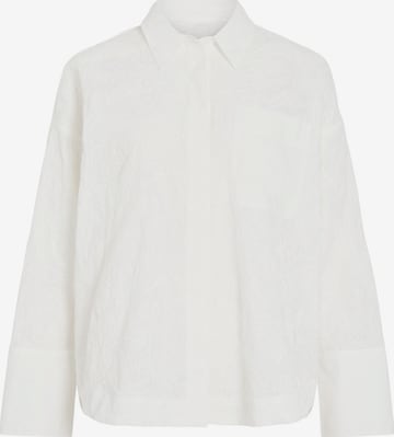 Chemisier ROUGE EDIT en blanc : devant