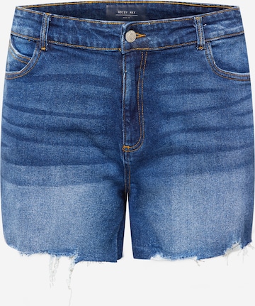 Noisy May Curve Jeans 'KATY' in Blauw: voorkant