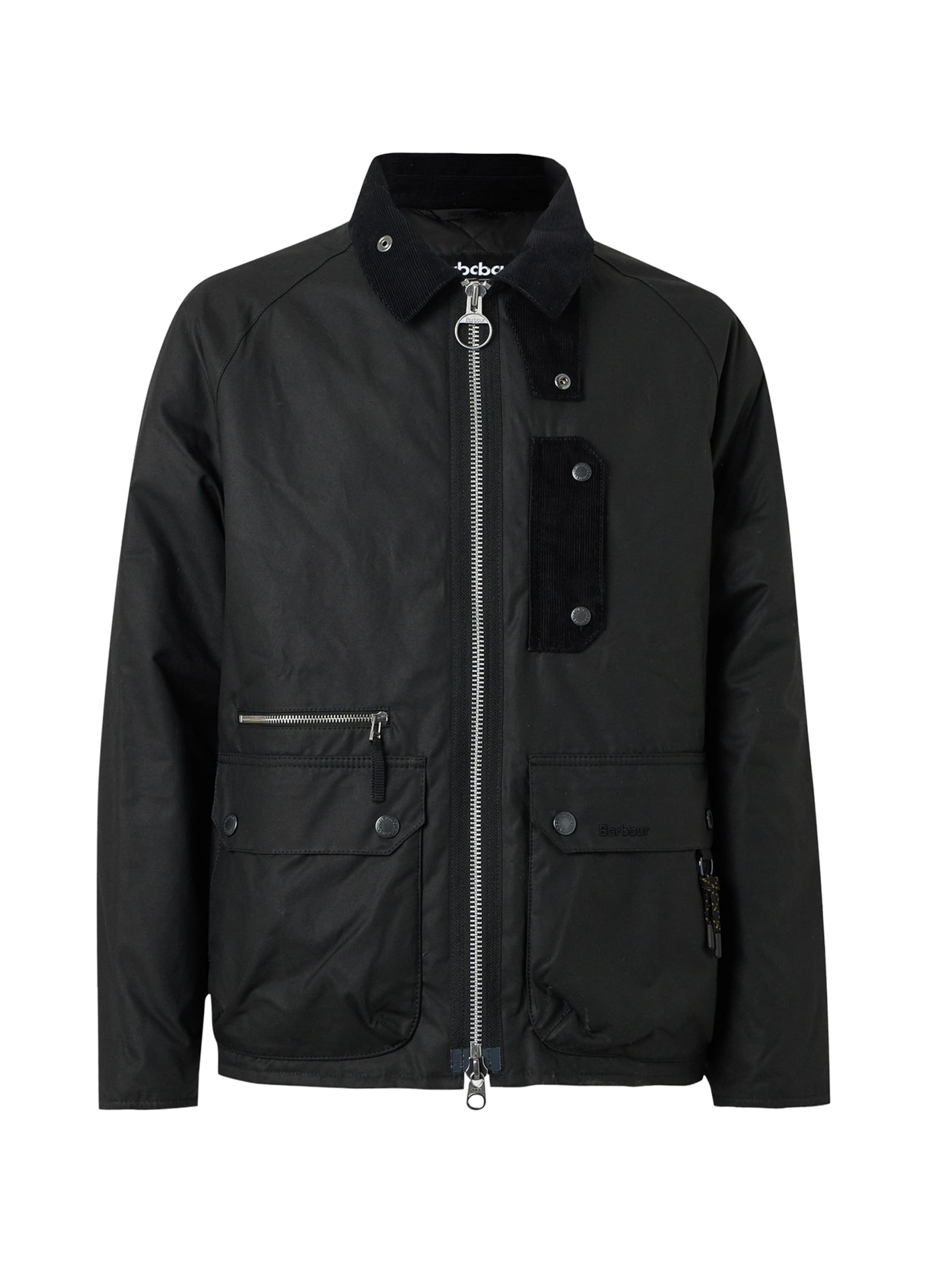 Barbour - Casaco meia-estação 'Tract' em preto: frente