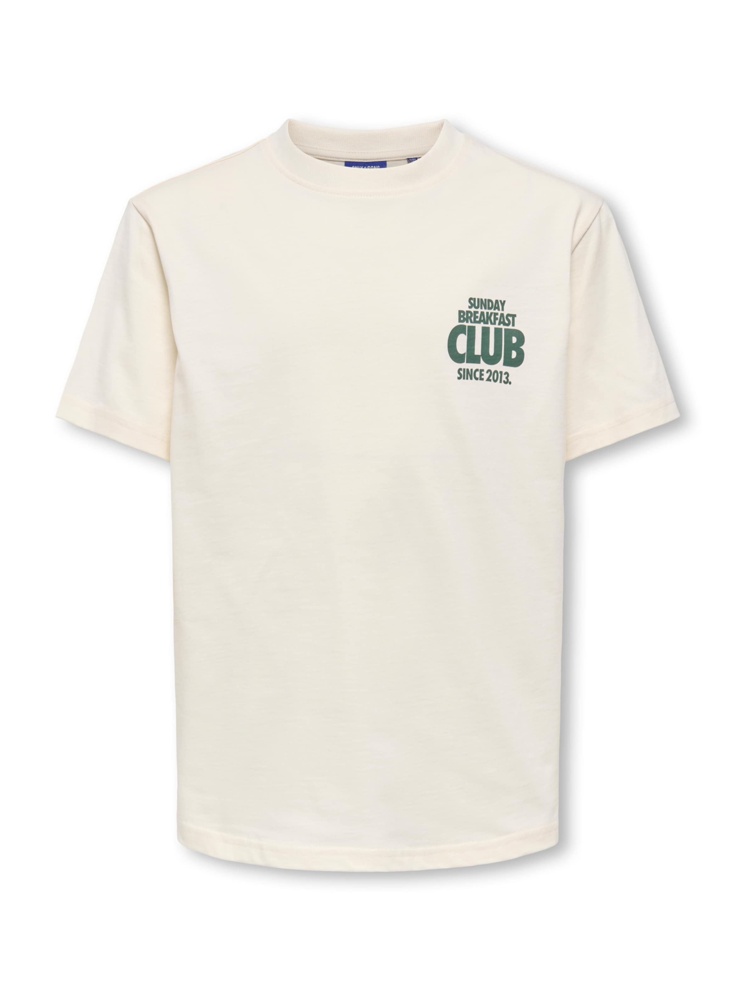 Only & Sons Junior Shirt 'OSJFRED' in Wit: voorkant