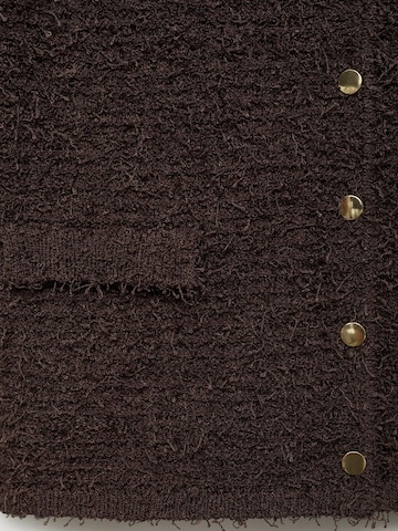 MANGO Knit cardigan 'CAMILA' in Brown