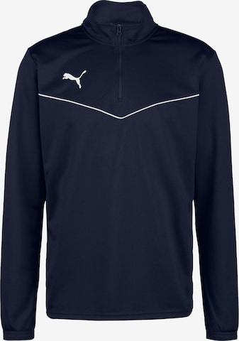 PUMA Sportsweatshirt 'TeamRise' in Blau: predná strana