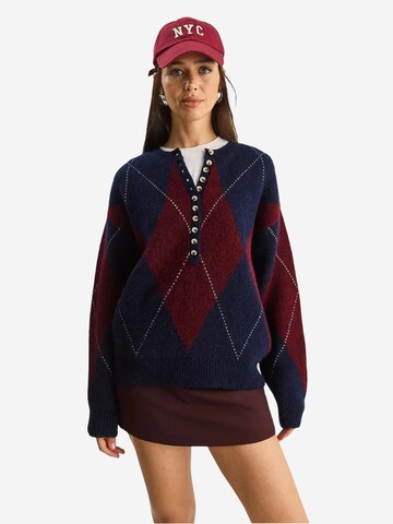 Pull-over Bianco Lucci en mélange de couleurs : devant