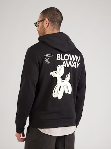 Felpa 'JOROBJECT' di JACK & JONES in nero: frontale