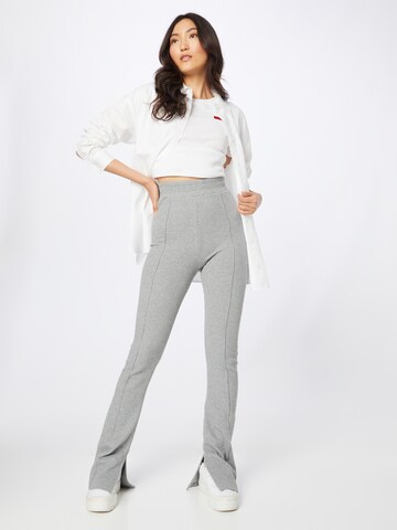 HUGO Red Flared Leggings 'Narla' in Grau