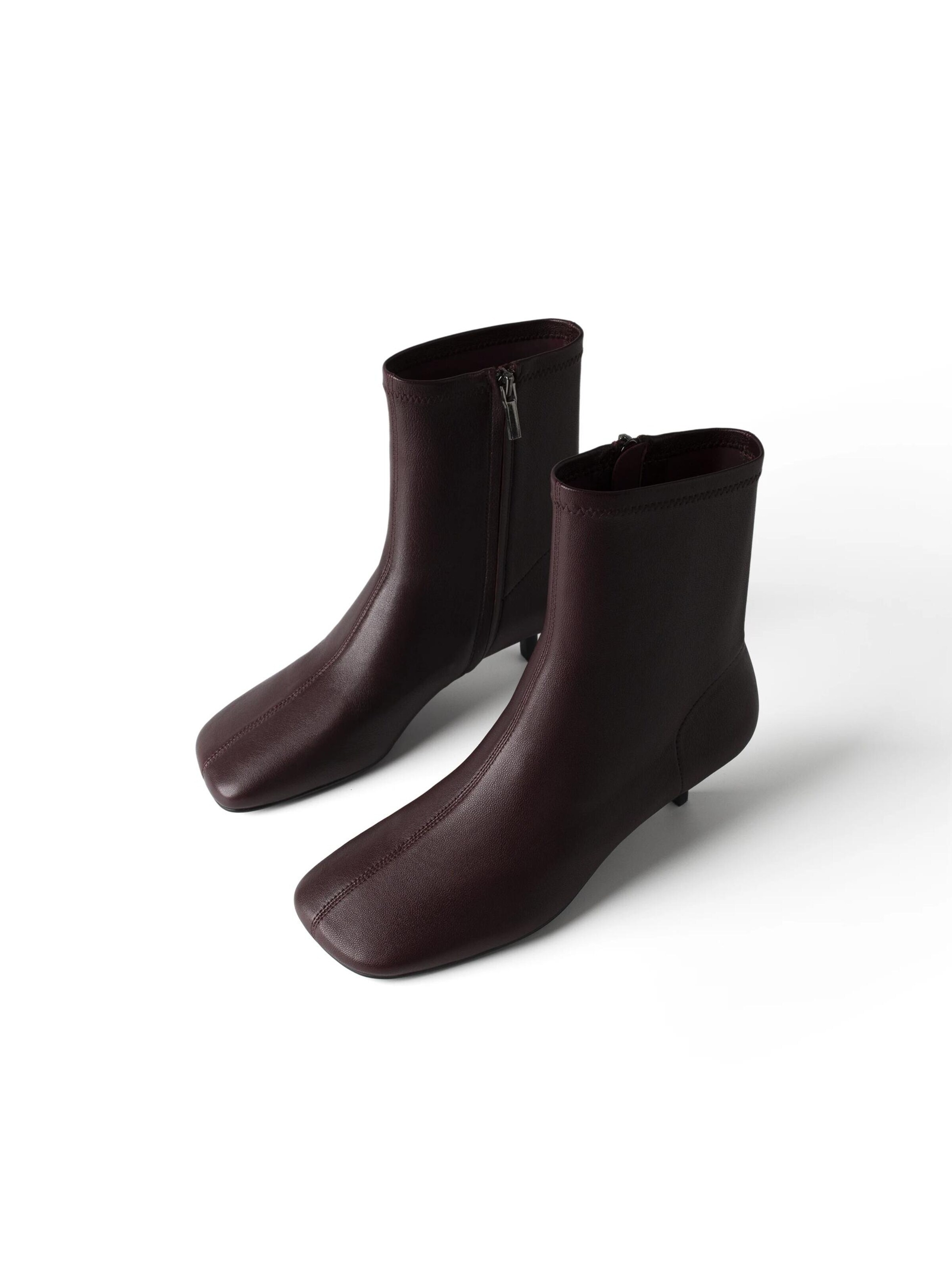 L37 HANDMADE SHOES Kotníkové boty 'YET UNKNOWN' – červená