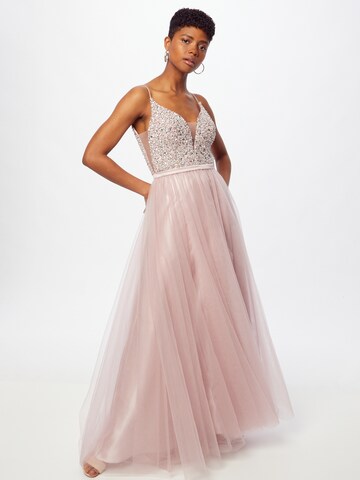 Robe de soirée LUXUAR en rose