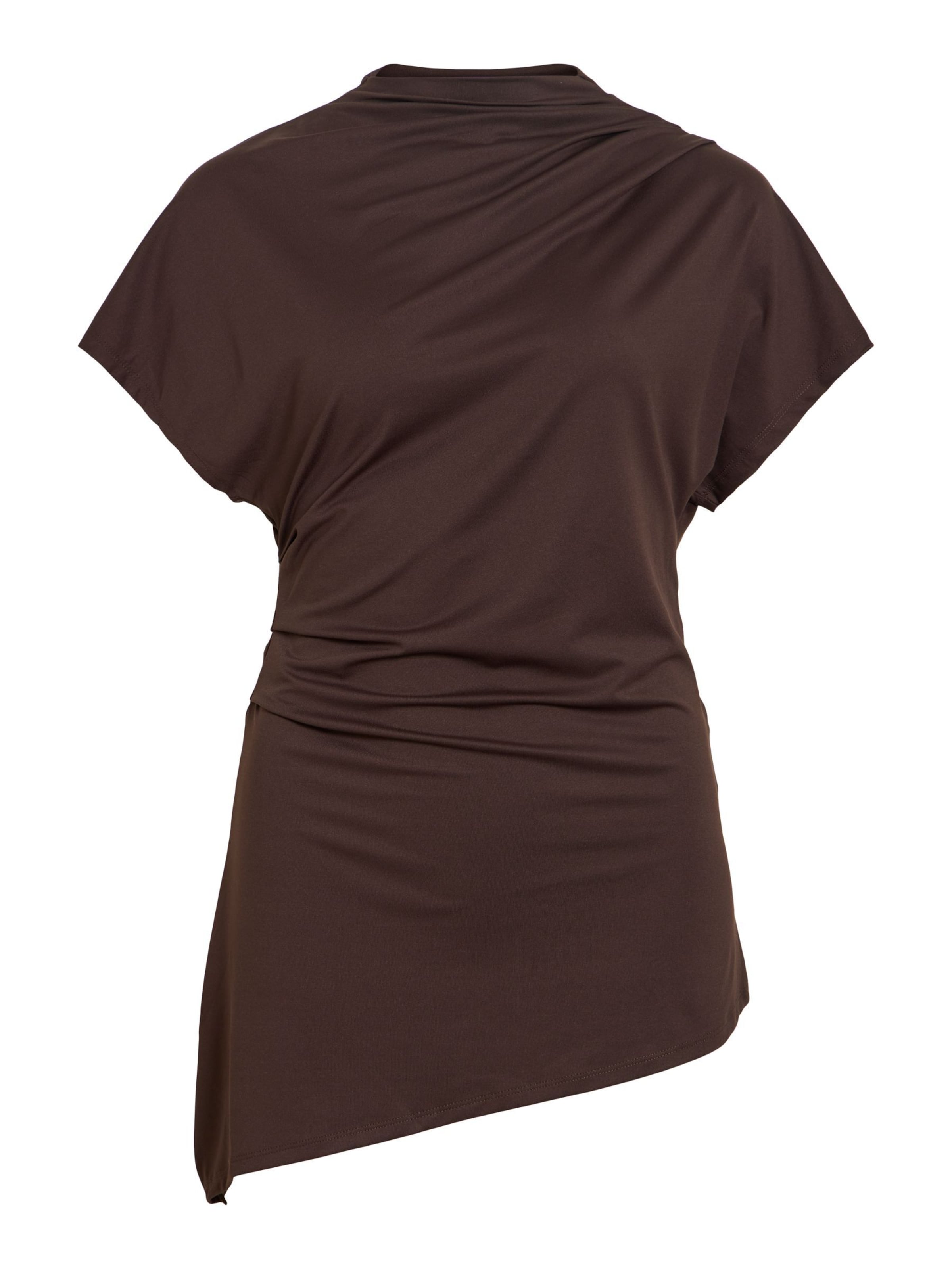 VILA Blouse in Bruin: voorkant