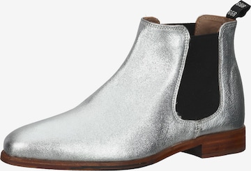 Gordon & Bros Chelsea boots in Zilver: voorkant