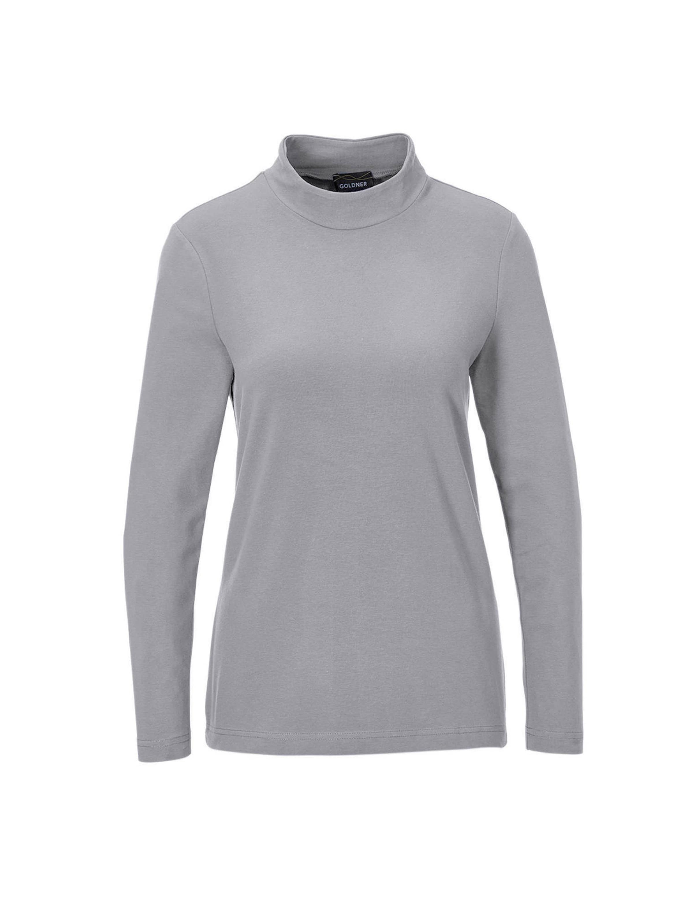 Goldner Shirt in Grau: Vorderseite