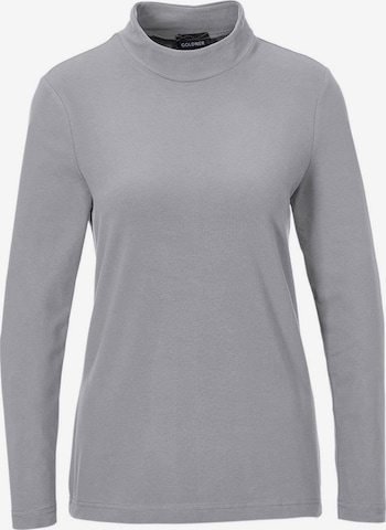 Goldner Shirt in Grau: Vorderseite