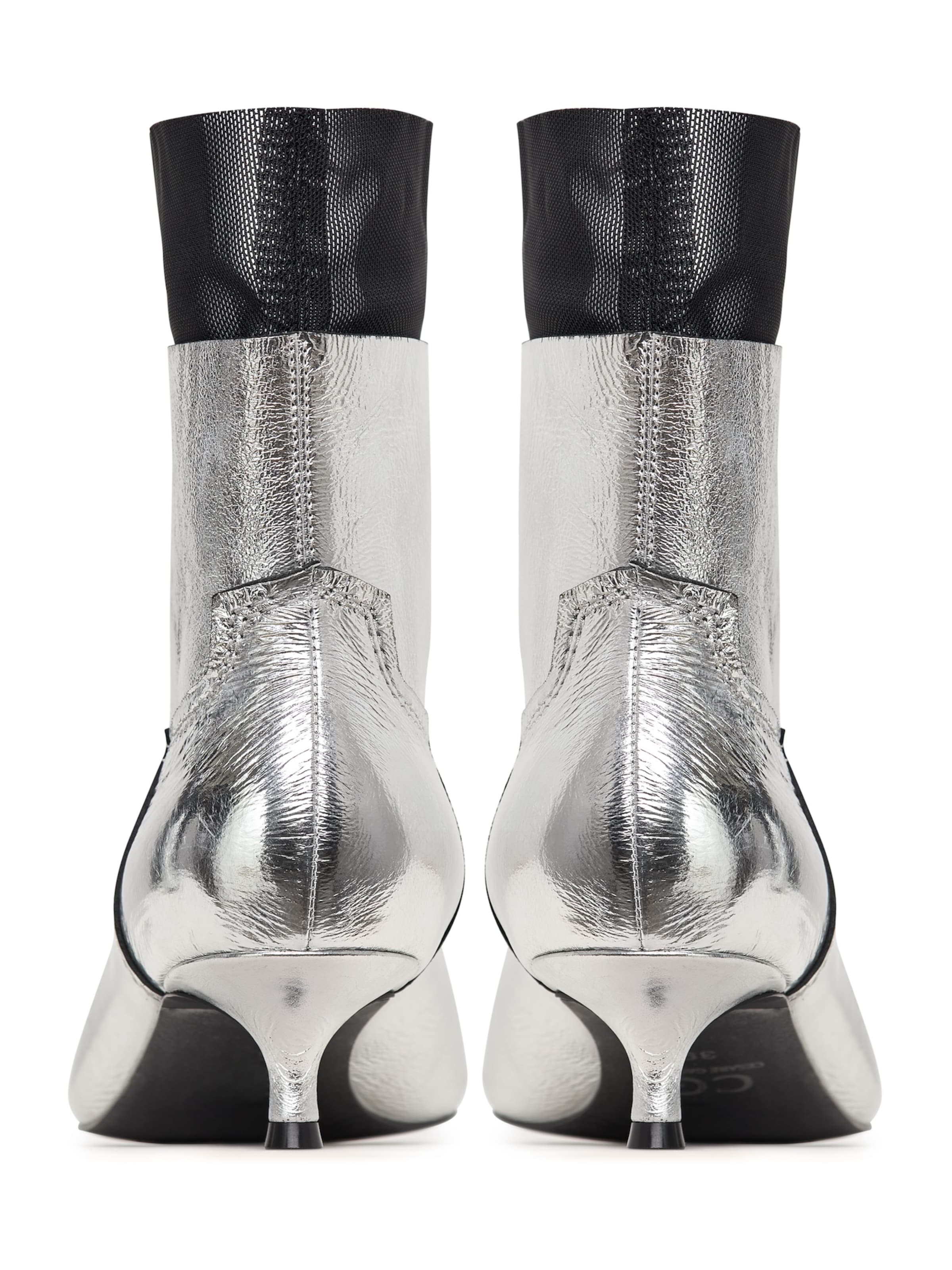 CESARE GASPARI Ankle boots in Silver
