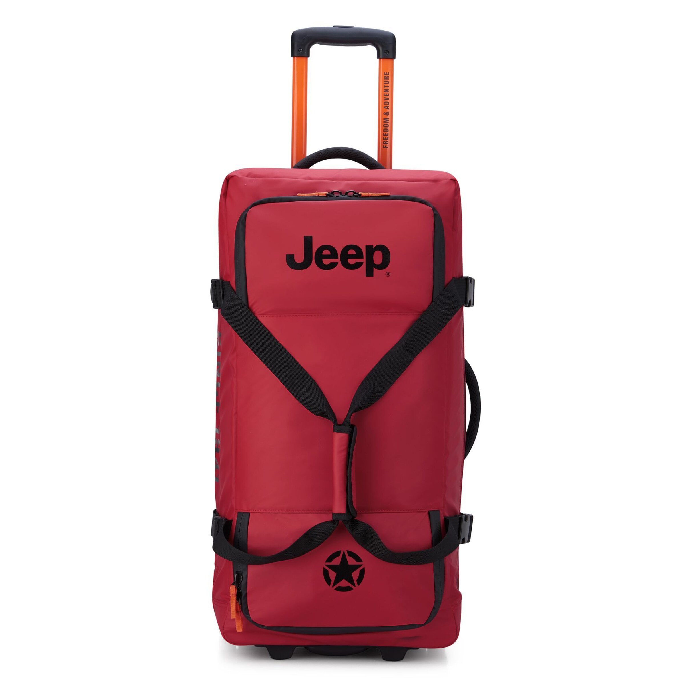 Sac de voyage Jeep en rouge : devant