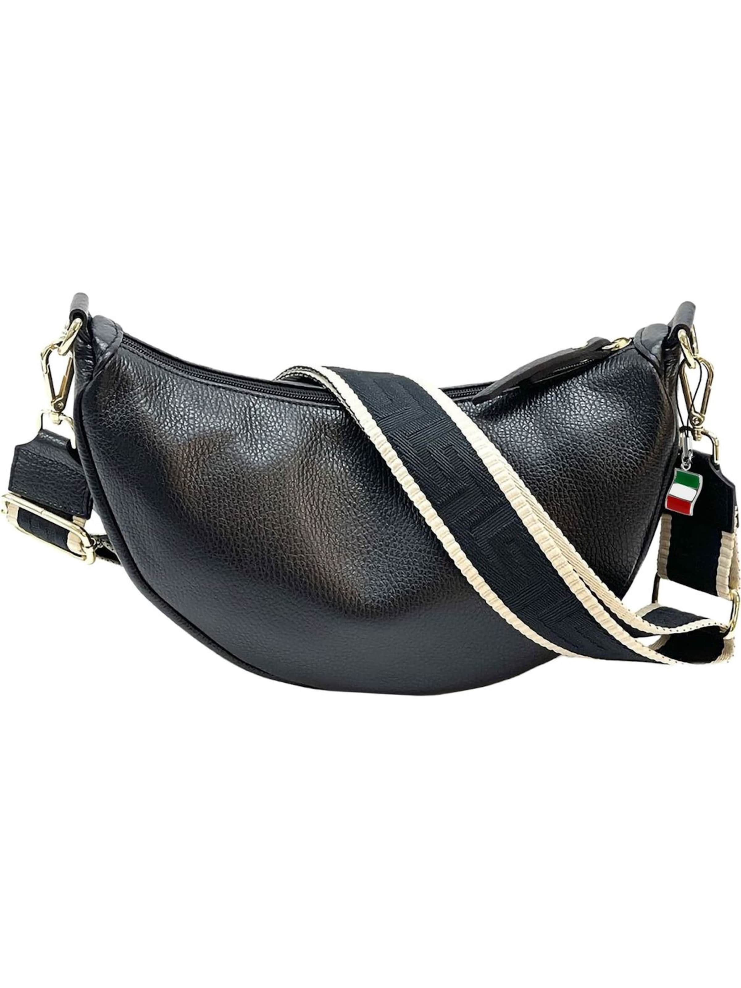 Sac bandoulière Florence en noir : devant