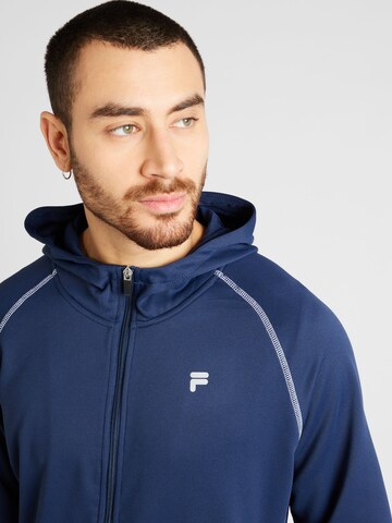 FILA Sportsweatvest 'LAGE' in Blauw