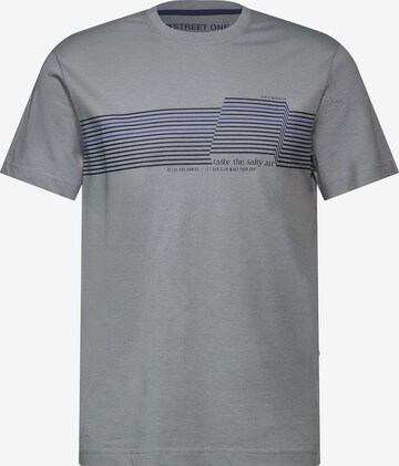 Street One MEN Shirt in Grey: front