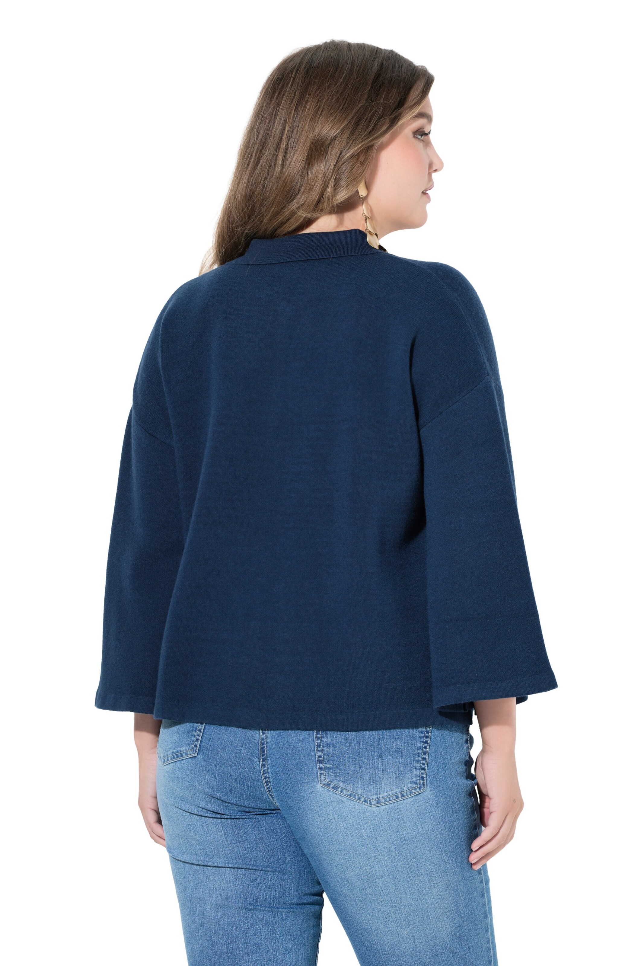 MIAMODA Strickjacke in Blau