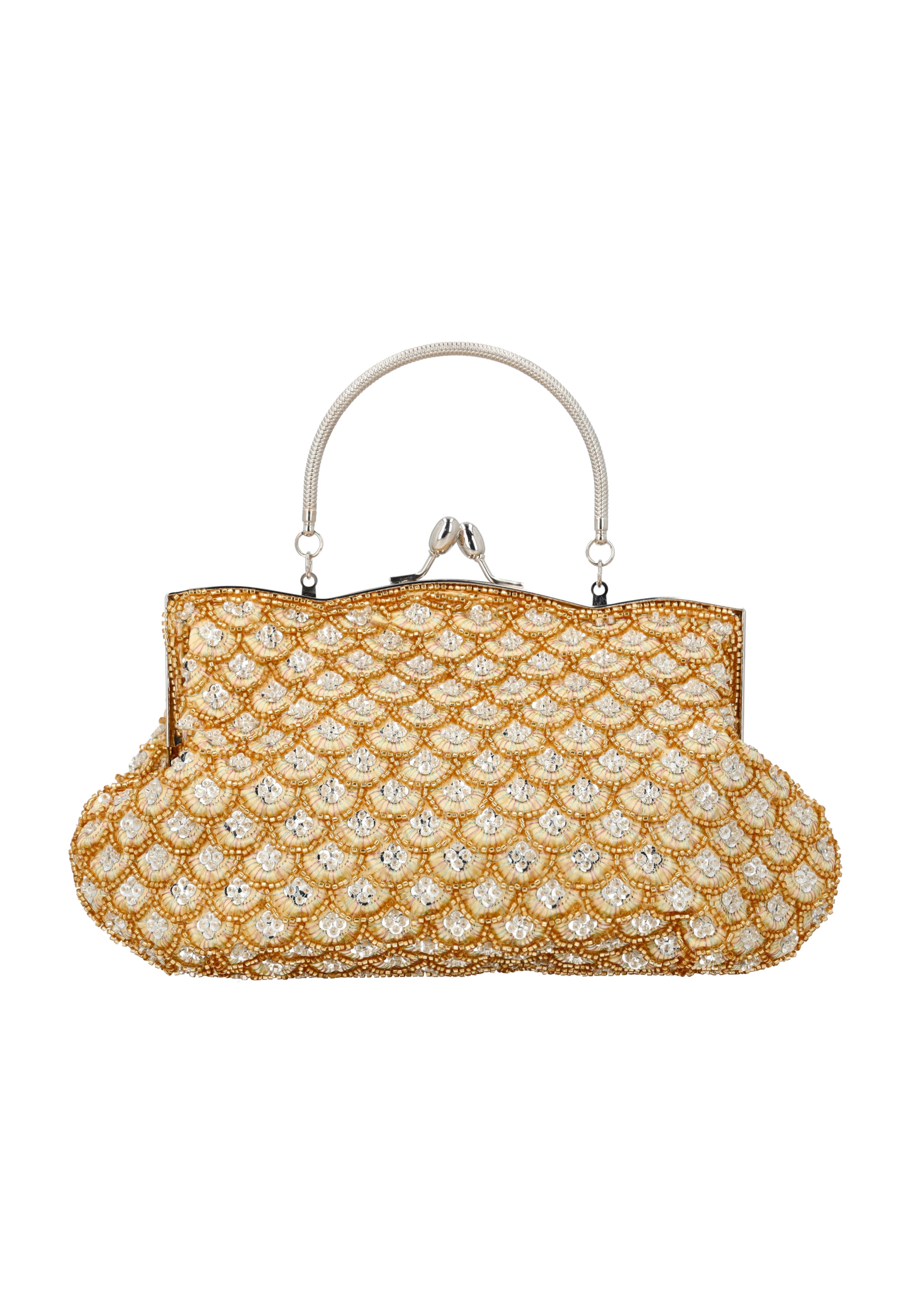 Usha - Bolso de noche en oro: frente