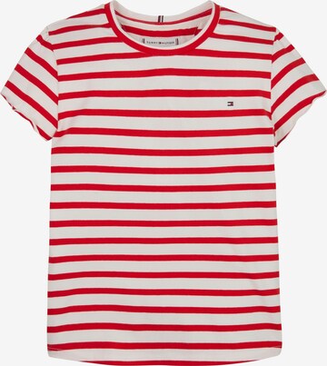 Tricou de la TOMMY HILFIGER pe roșu: față