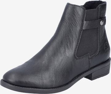 Chelsea Boots Rieker en noir : devant